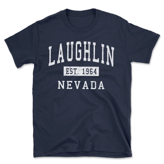 Laughlin Nevada Classic Established Men's Cotton T-Shirt