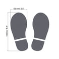 thumbnail image 2 of Unique Bargains Footprint Sticker Floor Decal Sign for Class Dark Gray 6x2.5", 2 of 6