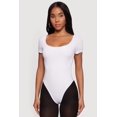 thumbnail image 2 of Women's Scoop Neck Short Sleeve Bodysuit, 2 of 4