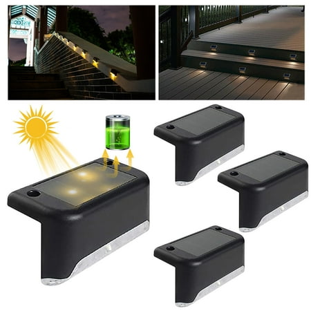 

Transparent Cover Solar Railing Light Outdoor Courtyard Staircase Ladder Light