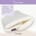 thumbnail image 4 of Cambiador de bebé plegable Yunioo. Protector de colchón para moisés o moisés ovalado con funda ultrasuave. Colchón de repuesto para estación de cambio de pañales. Cambiador para tocador. 29" x 15", 4 of 5