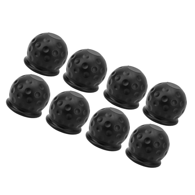 Trailer Hitch Ball Cover, 8Pcs Truck Tow Ball Cover 50mm Strong Protection Soft Rugged Tow Bar Ball For RV