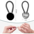 thumbnail image 4 of 12pcs, Collar Extenders, Comfy & Premium Invisible Neck Extender, Adds 1 in Instantly, Button Extenders for Mens Dress Shirts Suits Trouser, Coat, Shirts (Black, White, Silver), 4 of 5