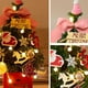 thumbnail image 3 of Árbol de Navidad de escritorio, mini árbol de decoración navideña, decoración navideña para mesa, escritorio y mostrador, 3 of 5
