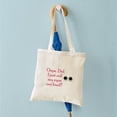 thumbnail image 4 of CafePress - Oops Did I Just Roll My Eyes Out Loud Tote Bag - Unisex Canvas Tote Bag, Beige, 1-Piece, 4 of 6