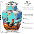 thumbnail image 2 of Rooster Urn - Adult Urns for Human Ashes - Urn for Human Ashes Adult Female & Male - Funeral Urn for Human Ashes - Urn Keepsakes for Ashes - Miniature urns for Human Ashes (Size - 10inch), 2 of 5