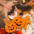 thumbnail image 5 of Halloween Cookie Cutters Set Large - Witch's Hat, Pumpkin, Ghost, Bat and Cat Cutter Stainless Steel, 5 of 7