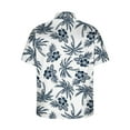 thumbnail image 4 of Leesechin Men's Hawaiian Shirt Short Sleeve Casual Summer Beach Shirt Floral Button Down Tropical Hawaii Shirts, 4 of 5