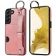 thumbnail image 1 of 008 Funda para Samsung Galaxy S22+ 5G con soporte antideslizante de cuero y TPU con tarjetero -4307557477856 Rosa, 1 of 5