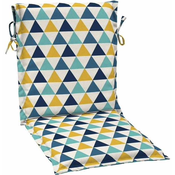 Mainstays Triangles 37"L x 17.5"W Outdoor Patio Sling Chair Cushion