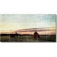 thumbnail image 1 of Ceramic Tile Mural-Claude Monet Landscapes Painting 181. 48" w x 24" h using (18) 8 x 8 ceramic tiles, 1 of 3