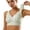 Bras for Women - White, variant on uvwlwu Women Scalloped Floral Lace Wireless Tank Bra Ribbed Wide Fixed Tank Straps Seamless Full Cup Soft Stretch Gentle Support For Yoga Sleep Daily Casual Underwear,XL
