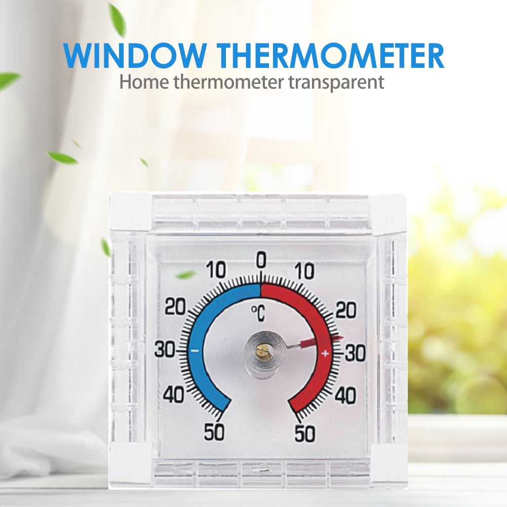 Temperature Thermometer Window Indoor Outdoor Wall Greenhouse Garden Home  X