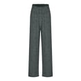 thumbnail image 4 of eczipvz Pantalons de Travail Femmes Femmes Ride Jambe Droite Résister Stretch Pantalon GY2,M, 4 of 5