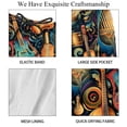 thumbnail image 4 of luoweisi Men's Beach Shorts Quick Dry Swim Trunks with Mesh Lining Musical Instrument S, 4 of 5