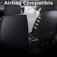 thumbnail image 6 of WRWolf Car Seat Covers Custom Fit for Lincoln MKC 2015-2019 Seat Covers Full Set Waterproof Leather Automotive Seat Covers Protector (5Seats,Black&Gray), 6 of 8