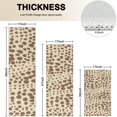 thumbnail image 4 of Beige and Brown Of Leopard Print Kitchen Rugs Sets Of 3,Kitchen Runner Rugs Non Skid Washable,Decorative Kitchen Floor Mats for Kitchen,Sink,Laundry,17"x30"+ 17"x47" + 17"x59", 4 of 6