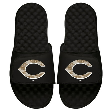 

Youth ISlide Black Cincinnati Reds Camo Logo Slide Sandals
