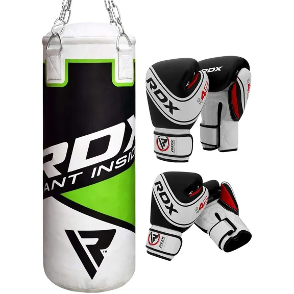 RDX Kids Punching Bag Youth Punch Boxing Mitts Junior Gloves Unfilled Blue Red Green Orange Color