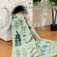 thumbnail image 3 of CHAKME 5'x7' Jungle Safari Wild Animal Area Rug Machine Washable Non Slip Leopard Bird Botanical Plant Low Pile Floor Carpet Living Room Dining Room Bedroom, 3 of 8