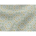 thumbnail image 4 of oneOone Viscose Jersey Pale Yellow Fabric Dot|Heart & Diamond Shape Geometric Fabric For Sewing Printed Craft Fabric By The Yard 60 Inch Wide, 4 of 5