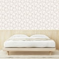 thumbnail image 3 of Ambesonne Floral Abstract Peel & Stick Wallpaper for Home, Flowers Shade Print, 13"x36", Pale Eggshell and Pale Salmon, 3 of 5