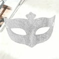 thumbnail image 2 of Xfvqtps Masquerade Mask for Men Half Face Holiday Parties and Carnival Mask for Masquerade Balls and Themed Party Silver, 2 of 6