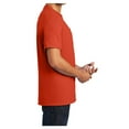 thumbnail image 3 of Yellow Rooster Men's Essential Cotton T-Shirt with Pocket Orange S, 3 of 6