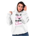 thumbnail image 4 of No More Class Girl Graduate Funny Hoodie Sweatshirt Women Brisco Brands X, 4 of 6
