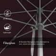 thumbnail image 3 of California Umbrella Venture 11' Silver Market Umbrella in Purple, 3 of 5