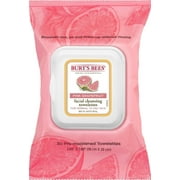 Burt's Bees Facial Cleansing Towelettes, Pink Grapefruit 30 ea (Pack of 6)