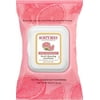 Burt's Bees Facial Cleansing Towelettes, Pink Grapefruit 30 ea (Pack of 6)
