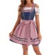 thumbnail image 1 of Vestido de Manga Corta para las Mujeres, Vestido Casual de Cuello en V de Bolsillo de Impresión de Moda Sexy Hecho de Poliéster Ligero para el Verano, Vestido de Verano para las Mujeres, 1 of 7