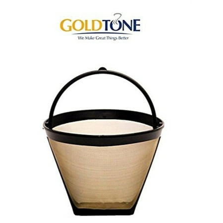 - GoldTone Reusile 4 Cup #2 Cone Coffee Filter - #2 Cone Permanent Coffee Filter - Replacment #2 Cone Coffee Filter fits Cuisinart, Krups, Most other #2 Cone Coffee Makers