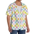 thumbnail image 2 of Honeii Colorful Rubber Duck for Men's Short-Sleeved Button-Up Collared Shirt Featuring A Pocket, Perfect for Beach Vacations, And Travel Adventures.-X-Large, 2 of 5