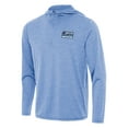 thumbnail image 2 of Men's Antigua Heather Powder Blue NASCAR Chicago Street Race Tidy Quarter-Zip Hoodie, 2 of 3