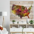 thumbnail image 3 of Design Art - United States Map in Colors, 3 of 5