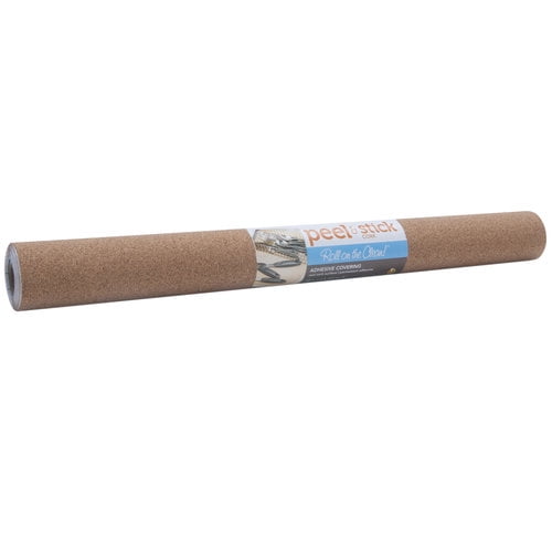 Duck Brand Cork Peel & Stick Shelf Liner, 20" X 4'