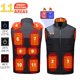 thumbnail image 3 of Chaleco calefaccionado de 21 áreas para hombre y mujer, chaqueta calefactable de invierno para mujer, calentador eléctrico USB, chaqueta táctica, chaleco térmico, abrigo calentador corporal, 3 of 5
