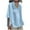 AA-Blue, variant on JURANMO My Orders Placed By Me! Linen Shirts for Women Summer Cotton Linen V Neck Half Sleeve Tops Solid Loose Fit Blouses Vacation Beach Tunic Tees Gray XL