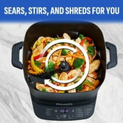 STIRMAX PLUS 7.5 Quart Digital Multi-Cooker with Automatic Paddle to Stir and Shred, 9 in 1 programmable presets to Sauté, Sear, and Brown Food Before Simmering – Accessories & Cookbook Included