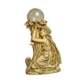 thumbnail image 5 of colaxi Solar Lamp Fairy Statue Collection Luminous Ornament for Porch Pathway Patio Yellow, 5 of 9