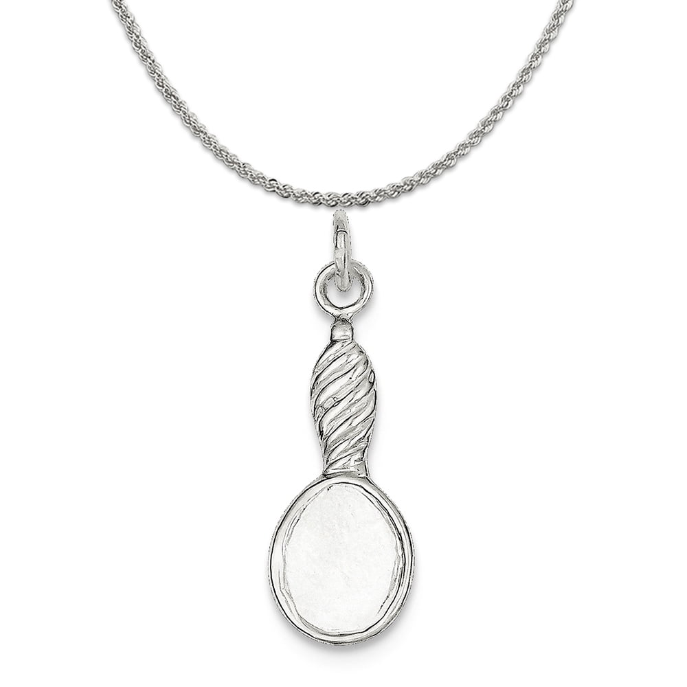 Sterling Silver Rope Chain Necklace 