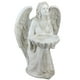 Northlight Ange à Genoux Tenant la Coquille Religieuse Extérieure Jardin Statue Mangeur d'Oiseaux – image 1 sur 6