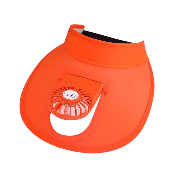 TIELUTT Sun Visors Hat with Fan for Women Fan Visor Hat Three Speed Adjustment and Large Area Sun
