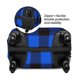 thumbnail image 2 of Fotbe Buffalo Plaid Blue Black Funda Protectora para Equipaje, Antirrayones y Resistente a la Suciedad, Compatible con Maletas de 18 a 32 Pulgadas-X-Large, 2 of 7