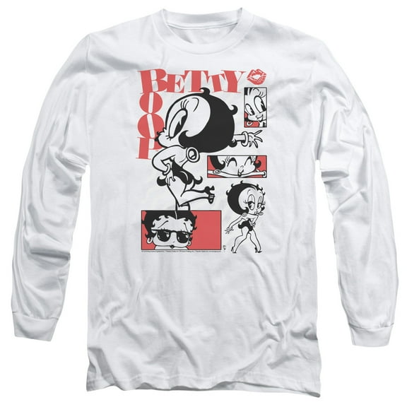 Betty Boop - Stylin Snaps - Long Sleeve Shirt - Medium