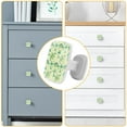 thumbnail image 4 of 4 Pieces Set Drawer Pulls Handle Square Wardrobe Cabinet Knobs with Stainless Steel Screws Furniture Kitchen Decor, 4 of 5