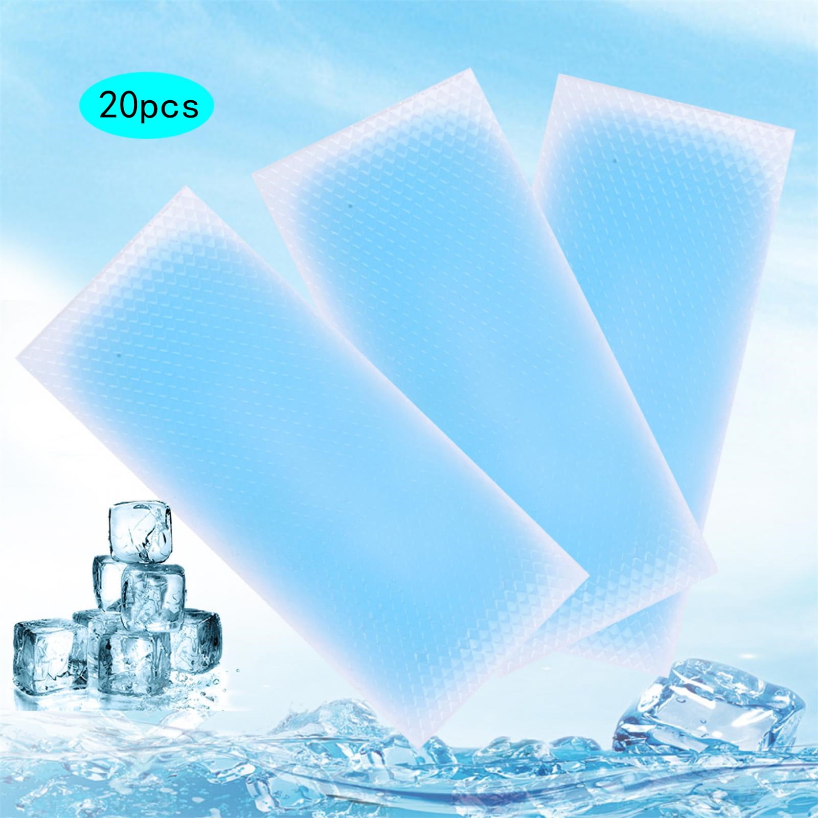 Pawst Cool Pads for Kids Fever Discomfort, Children Fever Patch Pain Relief Forehead Fever Cooling Pad for Adult Baby Use, 20/50sheets Forehead Fever Cooling Pad