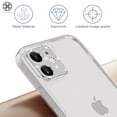 thumbnail image 6 of Luxtrada (2 Packs) For iPhone 12 Pro Bling Diamond Camera Lens Protector Glitter Case Cover, 6 of 7